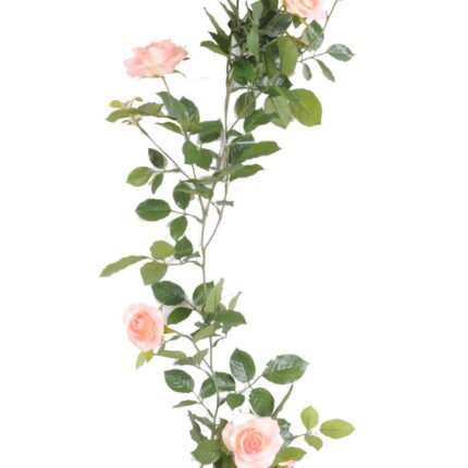 Künstliche Girlande, ca 140cm, creamy pink