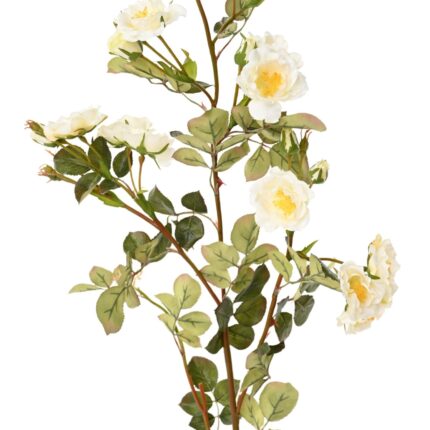 Künstliche Rose Mini Zweig, 100cm hoch, pflegeleicht