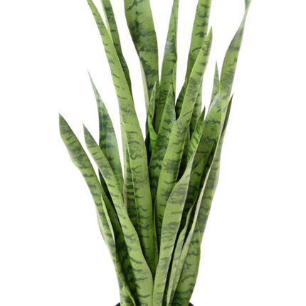 Künstliche Sansevieria, 85cm hoch, pflegeleicht, grün