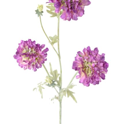 Künstliche Scabiosenblume, lila, ca. 75cm hoch