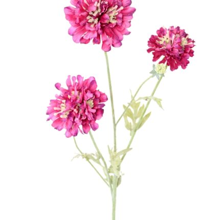Künstliche Scabiosenblume, lila, ca. 75cm hoch