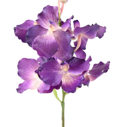 Künstliche Vanda Orchidee, lila, ca. 70cm hoch