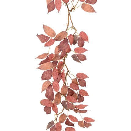 Künstlicher Wilder-Wein-Zweig, ca 115cm, rot