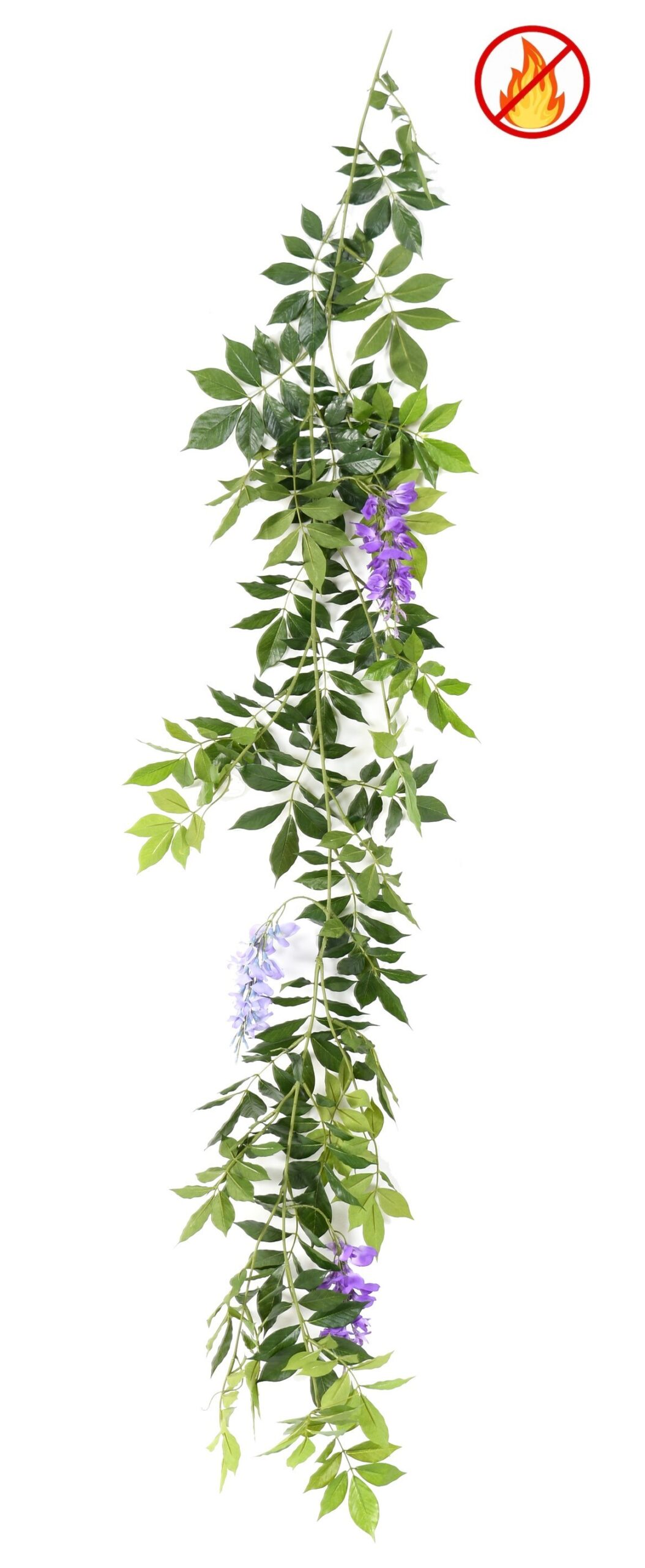 Künstliche Wisteria Girlande, ca 180cm, Schwer entflammbar B1/RF2, lavendel 1 Künstliche Wisteria Girlande, ca 180cm, Schwer entflammbar B1/RF2, lavendel