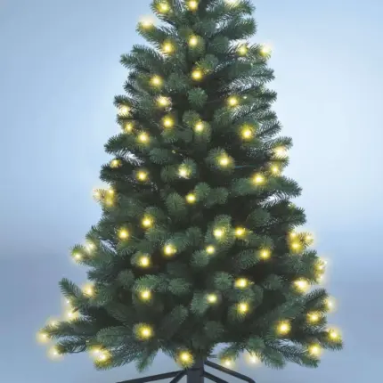 Spritzguss Blautanne mit LED-Beleuchtung, ca. 120cm