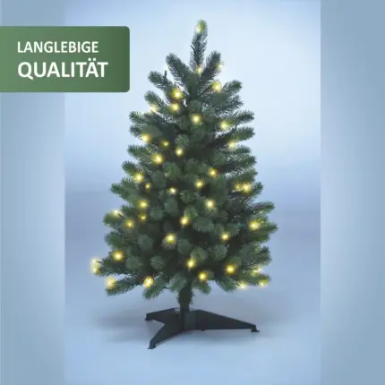 Spritzguss Blautanne mit LED-Beleuchtung, ca. 85cm